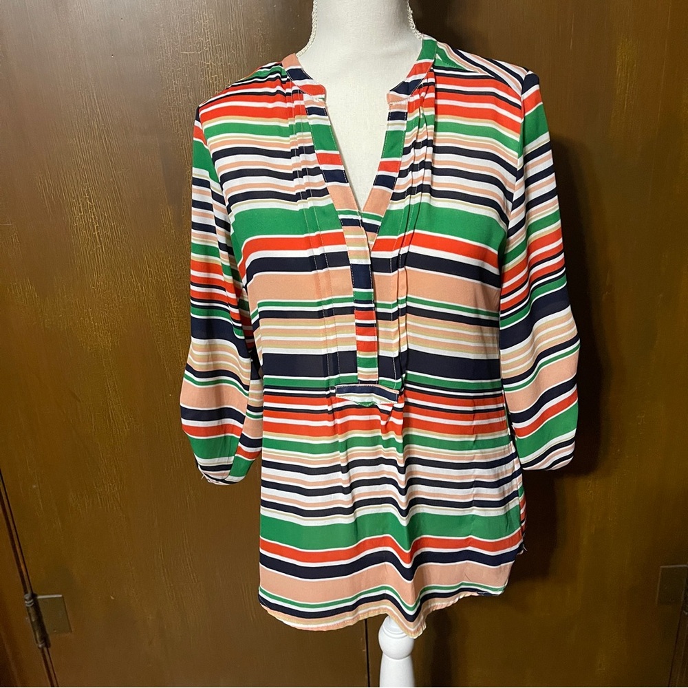 Russell Kemp Multicolor Striped Blouse